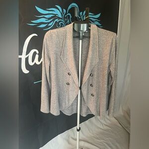 MISSING ONE BUTTON SUPER SOFT Maurices Heather Gray Blazer